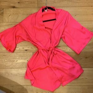 Victoria secret satin robe
